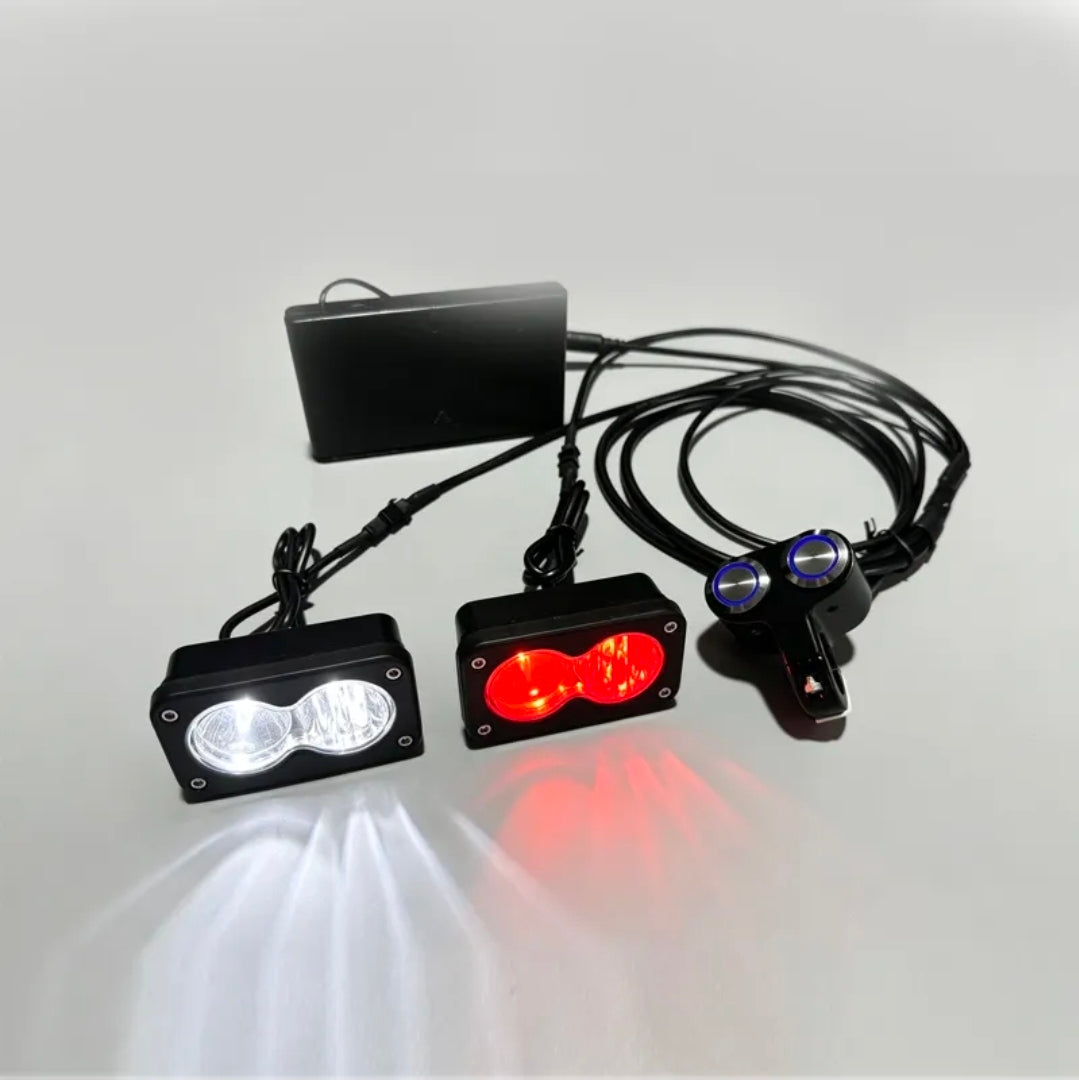 Front and back light baja