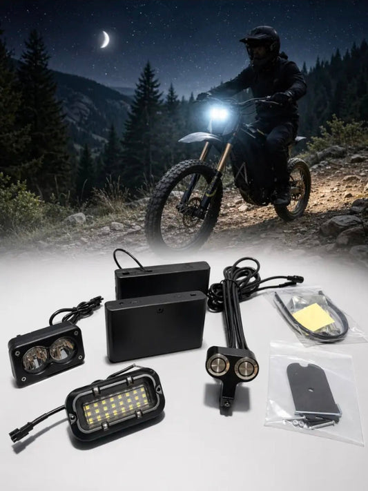 Battery powered baja and rock light